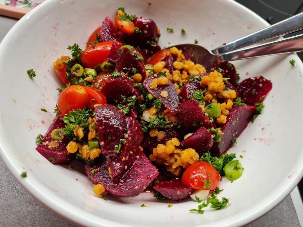 Rote Beete Linsen Salat - Rezept-Kiste.de