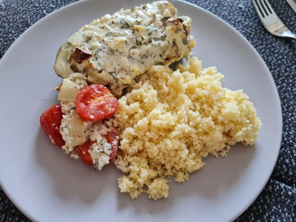 Gefüllte Zucchini mit Couscous - Rezept-Kiste.de