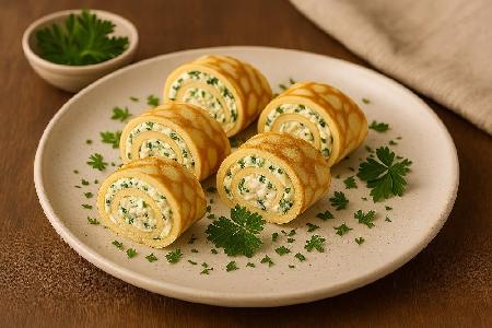 Bild vom Rezept Crêpe-Röllchen