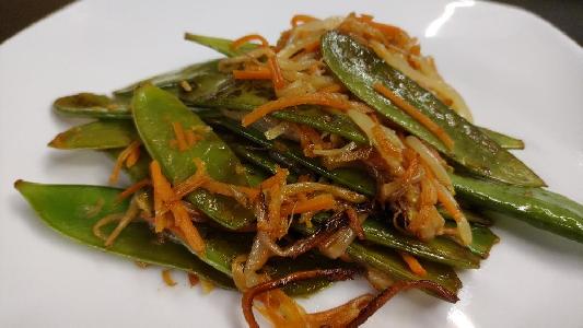 Bild vom Rezept Gemüse-Wok mit Zuckererbsenschoten