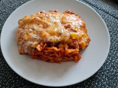 Bild vom Rezept Mexikanischer Kritharaki Auflauf