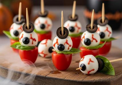 Bild vom Rezept Gruselige Augapfel-Spieße