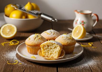 Bild vom Rezept Cremige Zitronen-Quarkmuffins