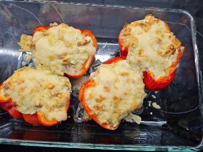 Bild vom Rezept Gefüllte Paprika low Carb