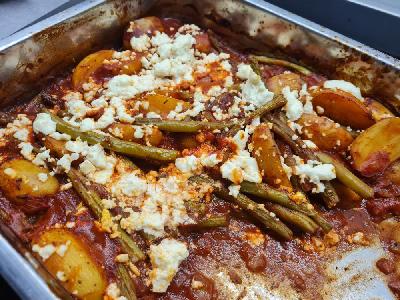 Bild vom Rezept Griechischer Bohnenauflauf