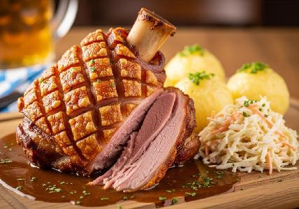 Bild vom Rezept Oktoberfest Schweinshaxe mit Dunkelbiersoße