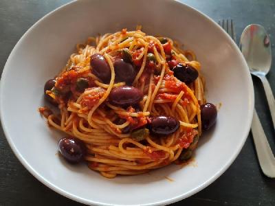 Bild vom Rezept Spaghetti alla puttanesca