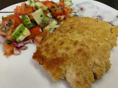 Bild vom Rezept Veganes Haferflocken Schnitzel