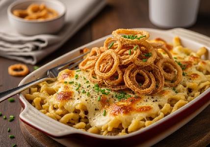 Bild vom Rezept Käsespätzle mit Röstzwiebeln
