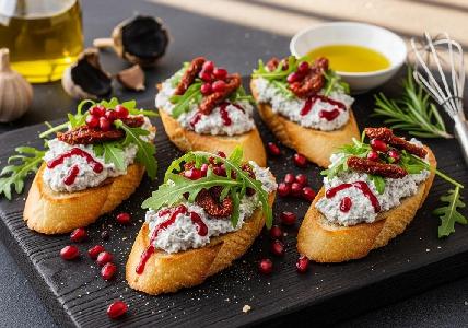 Bild vom Rezept Vampir-Nachtschatten Bruschetta