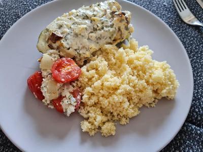 Bild vom Rezept Gefüllte Zucchini mit Couscous