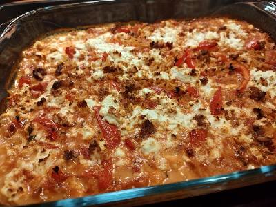 Bild vom Rezept Vegetarischer griechischer Kritharaki-Auflauf