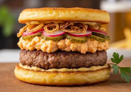 Bild vom Rezept Wiesn-Semmelknödel Burger