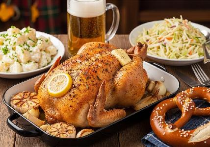 Bild vom Rezept Knuspriges Oktoberfest Hendl