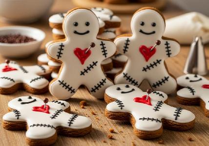 Bild vom Rezept Voodoo-Püppchen Ingwerplätzchen