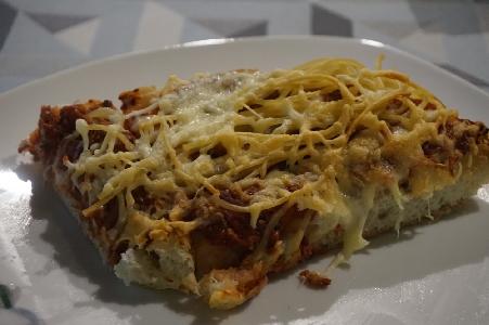 Bild vom Rezept Fladenbrot-Spaghetti-Pizza