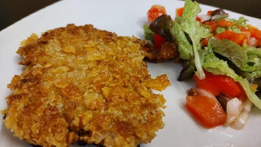 Bild vom Rezept Veganes Schnitzel im Knuspermantel