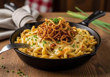 Bild vom Rezept Alpen-Käsespätzle mit krossen Röstzwiebeln